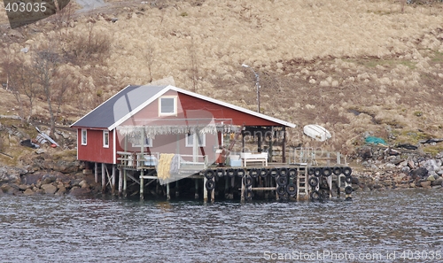 Image of Old Norwegian seahouse.