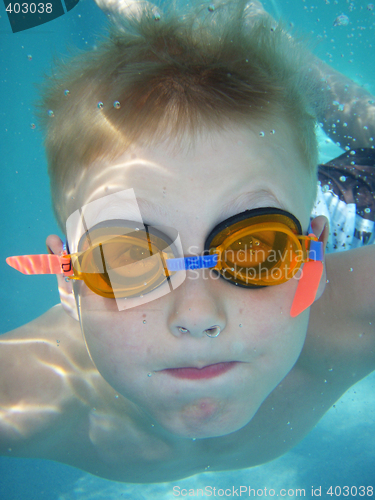 Image of underwater portrait