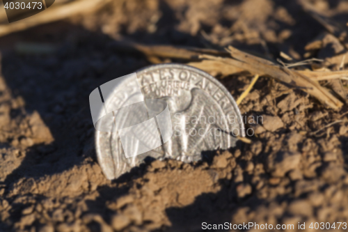 Image of coin in the straw