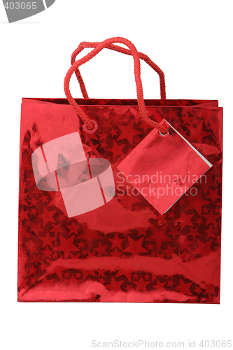 Image of red giftbag