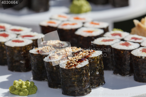 Image of Eastern food close up