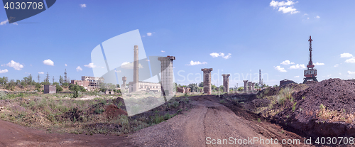 Image of ruins of an old factory