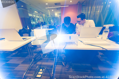 Image of it students in computer science classroom