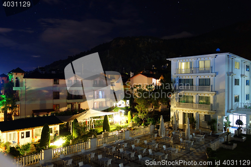 Image of Summer resort by night