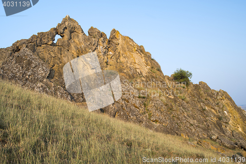 Image of Ancient rock, geological reservation