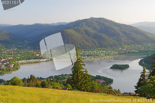 Image of Dam river valley