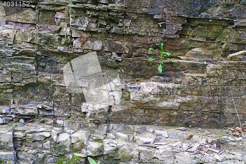 Image of Mountain rock face details