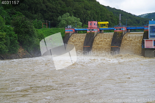 Image of Drainage, dam flood