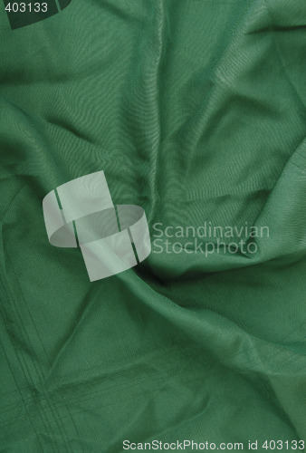 Image of green fabric