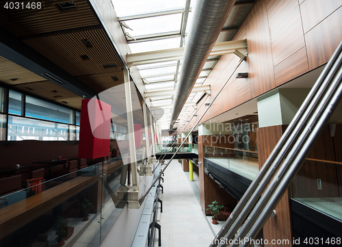 Image of modern business building indoors