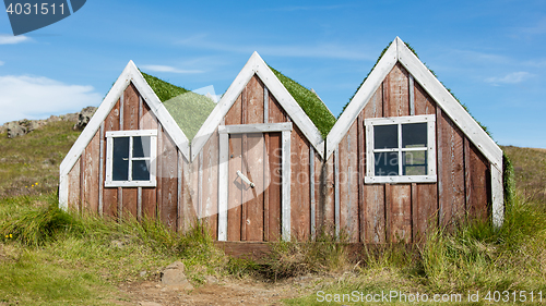 Image of Small toy elf house in Iceland