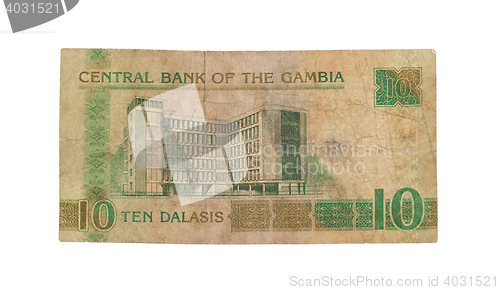 Image of 5 Gambian dalasi bank note