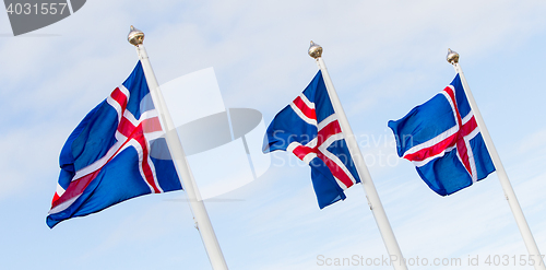 Image of Iceland flag - flag of Iceland