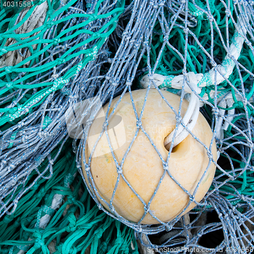 Image of Pile of fishing nets