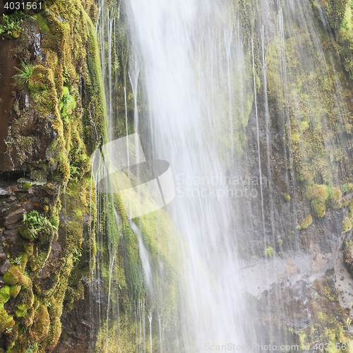 Image of Kirkjufellsfoss waterfall near the Kirkjufell mountain