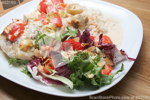 Image of delicious dinner