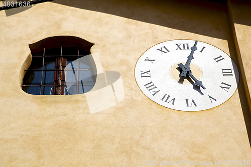 Image of  sunny day    milan   old abstract in  italy  wall   