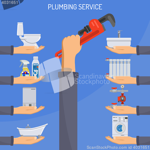 Image of Plumbing Service Concept