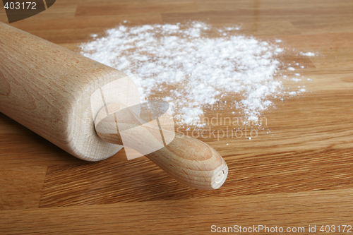 Image of flour and pin
