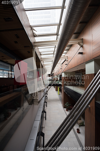 Image of modern business building indoors