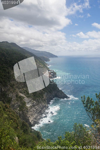 Image of Sea view of romantic Vernazza