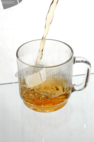 Image of Transparent cup of tea