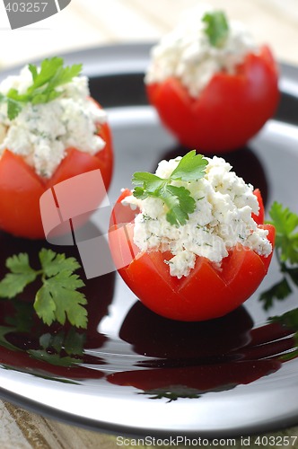 Image of Tomatoes Stuffed with Feta