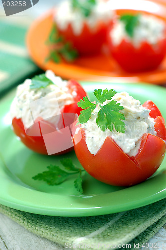 Image of Tomatoes Stuffed with Feta