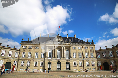 Image of Amalienborg Square in Copenhagen, Denmark