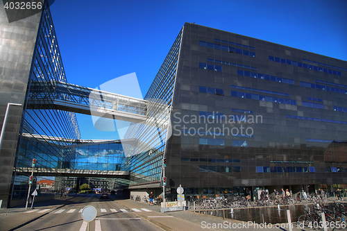 Image of The Copenhagen Royal Library in Copenhagen, Denmark