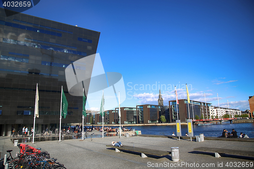 Image of The Copenhagen Royal Library in Copenhagen, Denmark