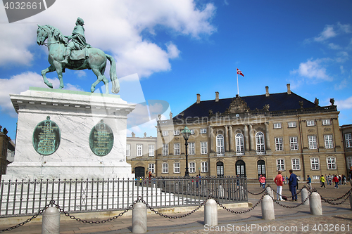 Image of Amalienborg Square in Copenhagen, Denmark