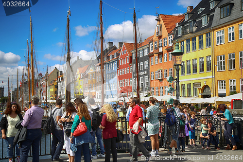 Image of Nyhavn harbour in Copenhagen, Denmark