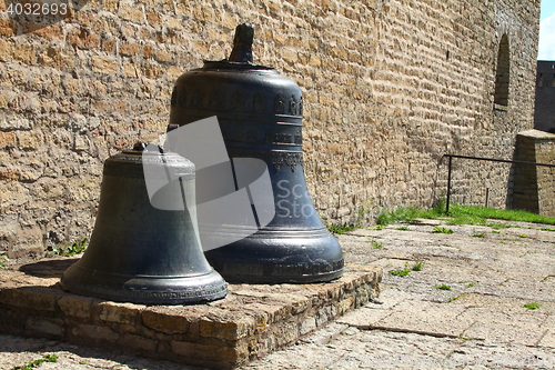 Image of Two church bells  from the fortress wall close to