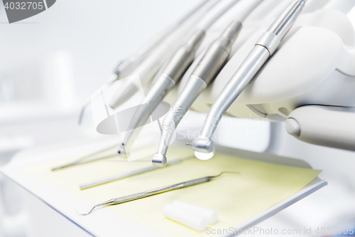 Image of close up of dental instruments