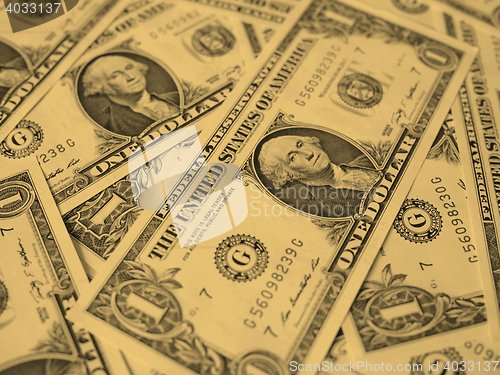 Image of Dollar notes 1 Dollar - vintage