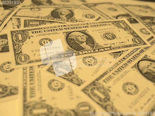 Image of Dollar notes 1 Dollar - vintage