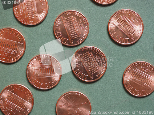 Image of Dollar (USD) coin, currency of United States (USA)