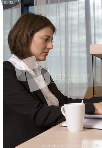 Image of pretty businesswoman