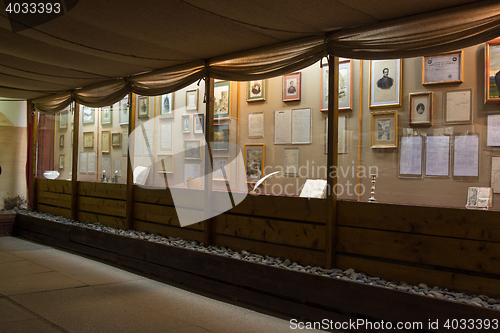 Image of Taman, Russia - March 8, 2016: Inside view of the museum in memory of the great Russian poet of stay MY Lermontov\'s Taman in September 1837