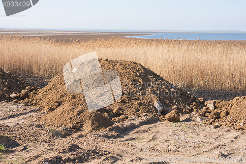 Image of Pile of soil intended for sleep swamp