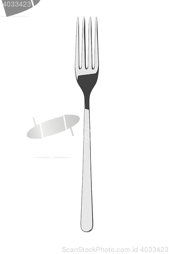 Image of Silver spoon on a table