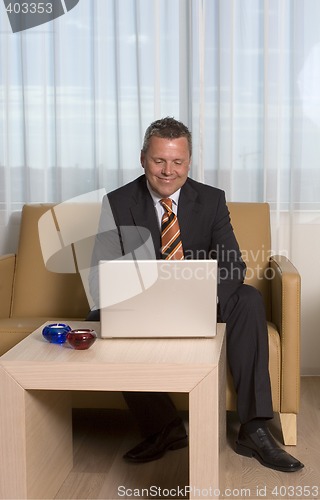 Image of Businessman working