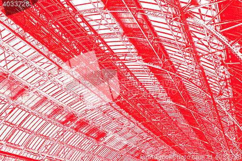 Image of Industrial Roof in Red