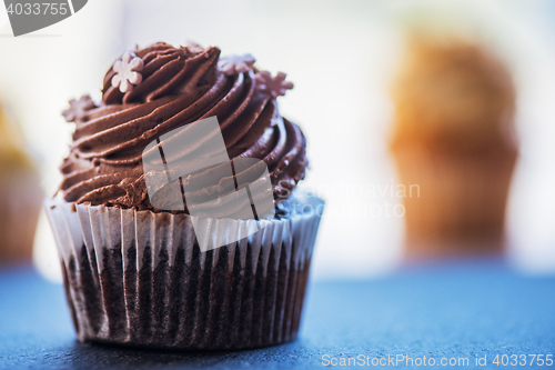 Image of Chocolate cupcakes desert