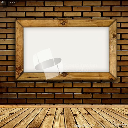 Image of frame in interior