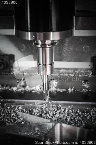 Image of Metalworking CNC milling machine.