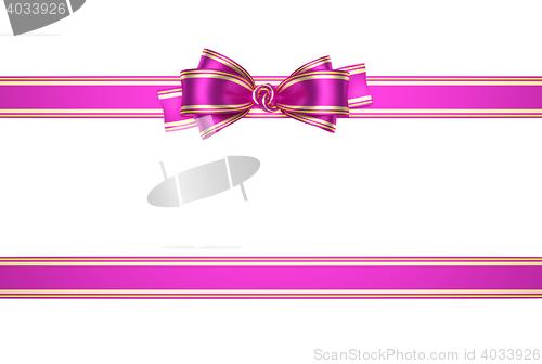 Image of pink ribbon and bow