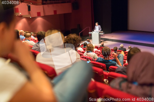 Image of Audience in the lecture hall.