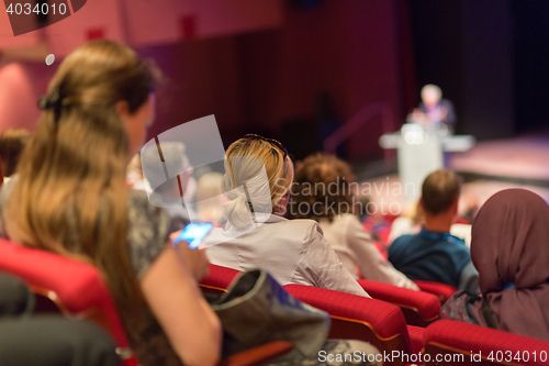 Image of Audience in the lecture hall.